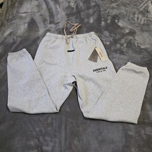 Fear of God Essentials Light Gray Sweatpants